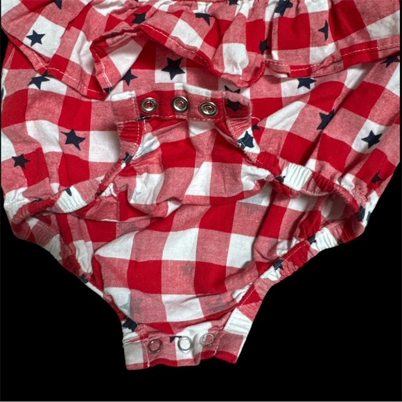 Baby Girl Gingham Romper 0-3M Cat & Jack - Picture 5 of 6